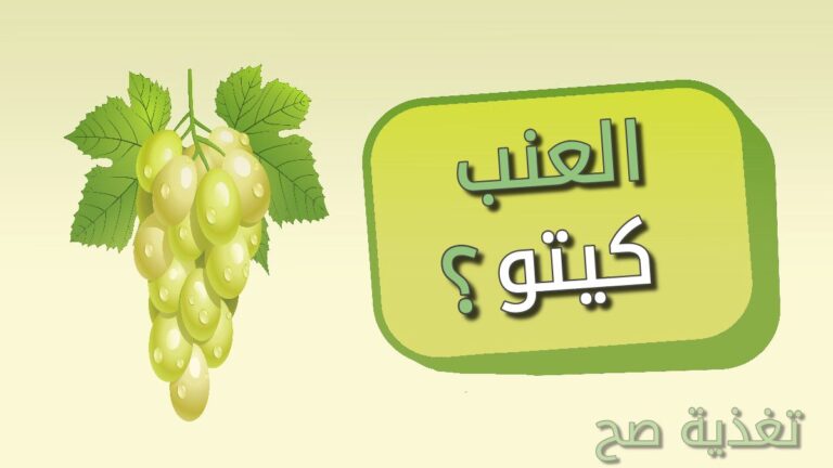 العنب و اوراق العنب مسموح أو ممنوع في رجيم الكيتو